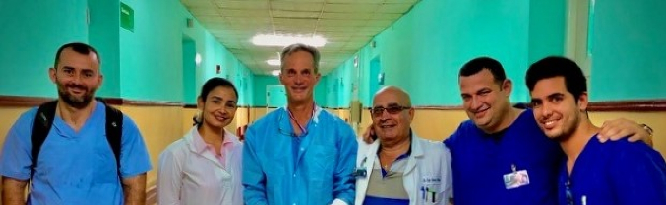 Dr Keeve with Cuba team